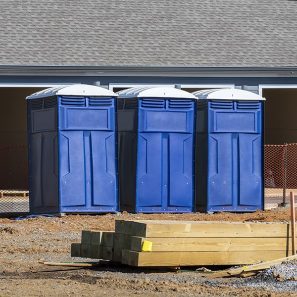 what is the cost difference between standard and deluxe porta potty rentals in Allen MI